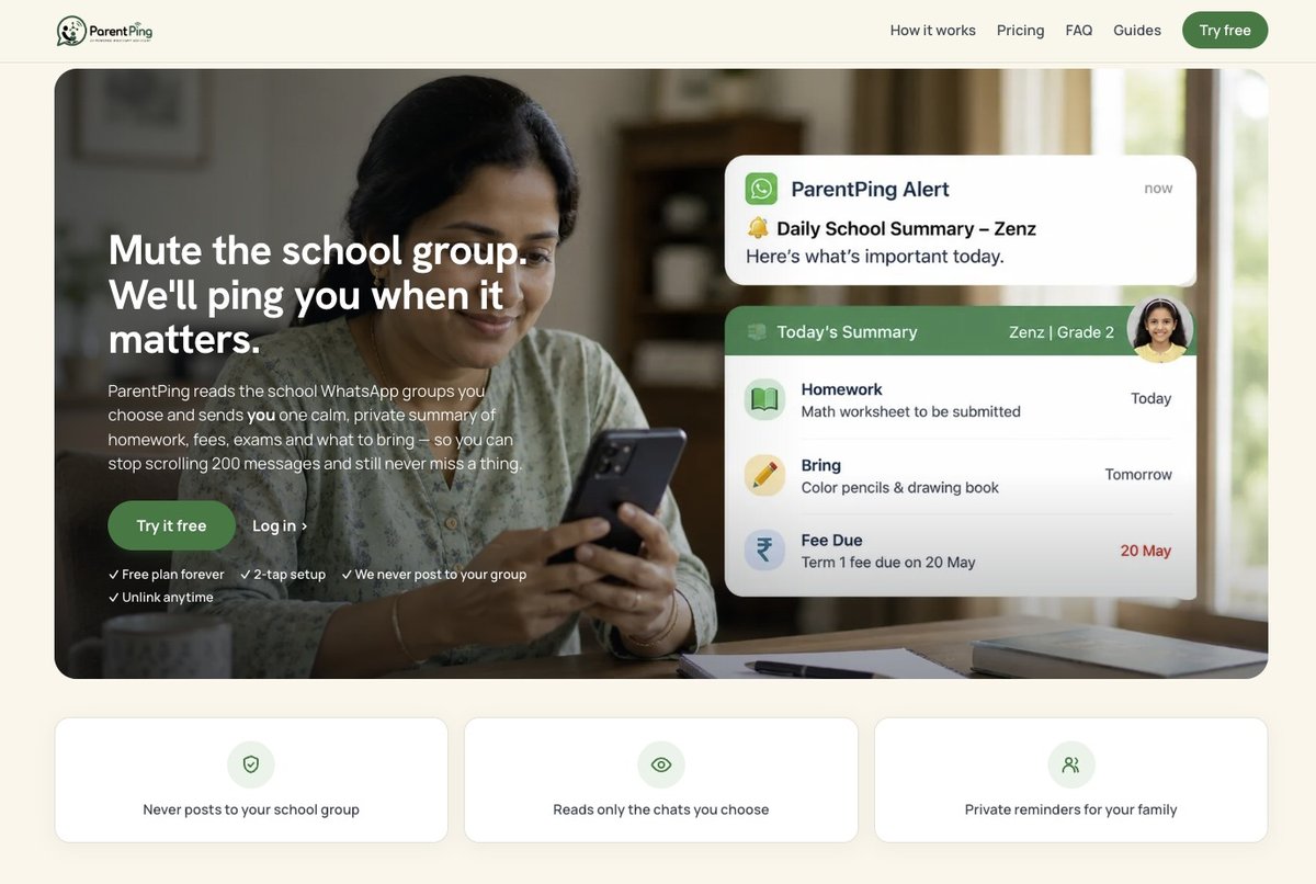 ParentPing screenshot